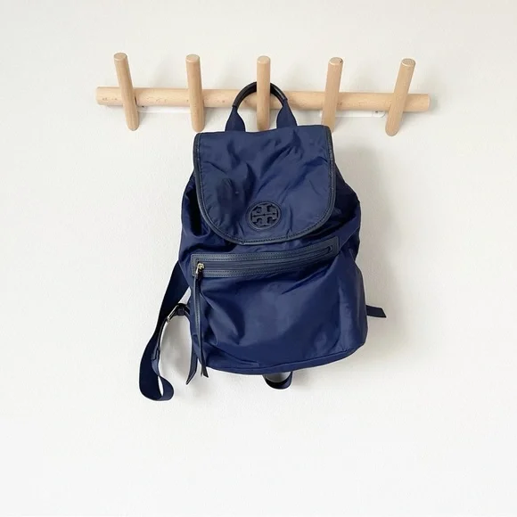 Tory Burch | Bags | Tory Burch Navy Blue Nylon Small  display picture 1